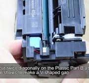 Chip removal and installation