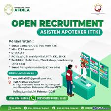 Inilah lowongan kerja asisten apoteker terbaru di sidoarjo 2020. Lowongan Kerja Sebagai Asisten Apoteker Februari 2021