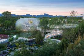 Create a garden that's big on color but small on labor. Shanghai Garden The Beijing Horticultural Exhibition 2019 Arcplus Architectural Decoration Landscape Design Research Institute Archdaily