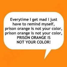 Prison Orange Is Not My Colour Funny Quotes Humor I Love To Laugh