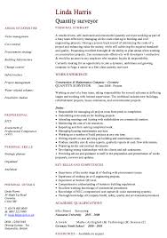 Quantity Surveyor Resume Example Resumesdesign Resume Examples Resume Skills Resume Templates