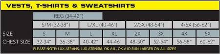 Occunomix Class 3 Hi Vis Black Bottom Moisture Wicking Long Sleeve T Shirt Lux Lsetpbk