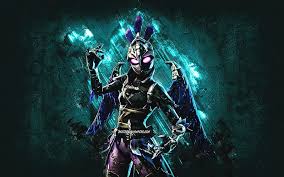 The ravage skin is a legendary fortnite outfit from the nevermore set. Fortnite Ravage Skin Fortnite Main Characters Blue Stone Background Ravage Hd Wallpaper Peakpx