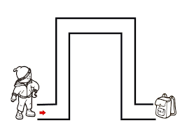 Move through levels with increasing difficulty; Easy Maze Worksheet For Kids 2 Crafts And Worksheets For Preschool Toddler And Kindergarten