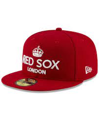 New Era Boston Red Sox London Series 59fifty Fitted Cap Red Fitted Hats New Era Fitted Caps