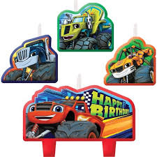 Sometimes we just need a few examples and then we can take it from there. 4 Blaze And The Monster Machines Cake Candles Party365 Com