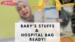 List barang untuk ke hospital saya dah senaraikan dalam entry ni. Baby S Stuffs Hospital Bag Ready Youtube
