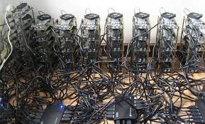 There were wires hanging around, and the machines looked dirty. Pin On Mining Rigs