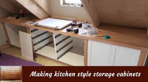making kitchen style cabinets from