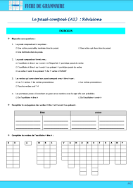 Il est important de savoir comment conjuguer et surtout quand employer passé composé avec le verbe venir. Le Passe Compose Revisions A2 Cap Sur Le Fle