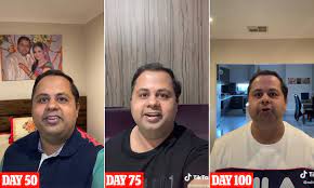Tiktok Star Rohit Roygre Celebrates 100 Days Without Fizzy Drinks During Melbourne Lockdown Daily Mail Online