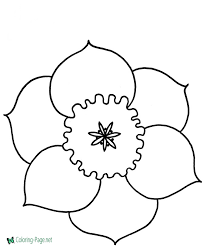 Choose themed garden coloring pages to show types of vegetables or highlight gardening tools. Preschool Flower Coloring Pages