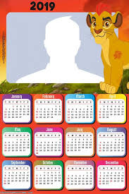 Lion King Calendar 2019 Frame Photo Montage Free Online King Frame Photo Frame Design Lion Guard