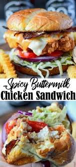Spicy Buttermilk Crispy Chicken Sandwich King Recipes Recipe Buttermilk Crispy Chicken Chicken Sandwich Recipes Recipes