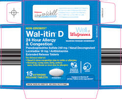 Wal Itin D Non Drowsy 24 Hour Allergy And Congestion Tablet