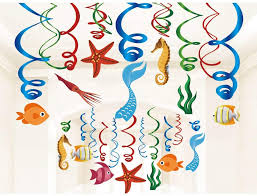All the hard work has been done for you — each baby shower theme contains. Buy Kristin Paradise 30ct Ocean Hanging Swirl Decorations Under The Sea Party Supplies Sea Life Creatures Birthday Theme Decor For Kids Boy Girl Baby Shower Sea Animals 1st Bday Favors Idea Online