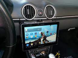 Add A Samsung Galaxy Or Apple Ipad To Your Car S Dash With This Diy Removable Tablet Mount Car Mods Tablet Mount Ipad Car Mount