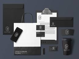 Black Identity Mockup Stationery Mockup Stationery Branding Mockup Identity