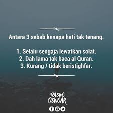 Hati tak tenang sebab terlalu banyak. Tolongdengar Twitterren Sebab Sebab Hari Kita Tak Tenang Tolongdengar Td Tag Sahabat Anda