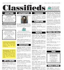 Classified News Paper Advertising ...