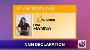 Nationwide90fm On Twitter Nnn Projects The Pnp S Lisa Hanna Has Won The South East St Ann Constituency By 14 Votes Hanna Won The Seat In 2016 By Over 3000 Votes Https T Co 7ptenmhcgf