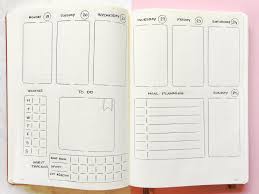 Pochoir Mise En Page Hebdomadaire Pour Bullet Journal Et Planner Bullet Journal Bullet Journal Layout Bullet Journal Writing