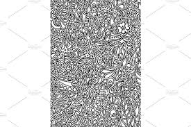 Black And White Graphics Doodle Monochrome Pattern Vector In 2020 Monochrome Pattern Pattern Graphic Patterns