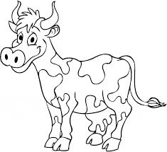 Enjoying every up and down struggle is part of their life philosophy. Cow Coloring Page Animals Town Animal Color Sheets Cow Picture
