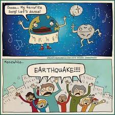 The cartoon which features in its current issue refers to the town of amatrice, one of the areas hardest hit by the 6.2 magnitude earthquake last week. Earthquake D Geology Geologypage Geology Page Www Geologypage Com Science Comics Geology Humor Science Cartoons