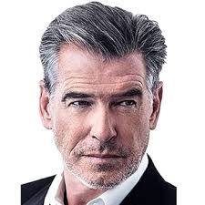 N.L.W. 1B40 Grey hair units Toupee for men Hair pieces for men NLW European  human hair replacement system for men 10x8" toupee mens hair prothesis  units Lace Base : Buy Online at