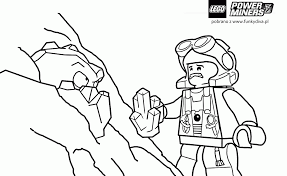 They are made of different coloured rock and crystals. Power Miners Coloring Pages Coloring Home