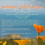 Jubilations: Outdoor Poetry Reading