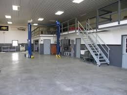 Nice Shop Interior With Office Garage Interior Garage Shop Shop Interiors
