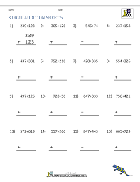 It may be printed, downloaded or saved and used in your classroom, home school, or other educational environment to help someone. 3 Digit Addition With Regrouping Worksheets Novocom Top