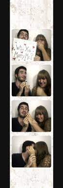 Enter the photo booth and proceed to take adorable and funny couple photos. Pin By Bethany Olson On Get Up And Go Cute Proposal Ideas Wedding Proposals Wedding Pinterest