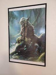 About this itemwe aim to show you accurate product. Buffalo Games Star Wars Fine Art Collection Yoda 1000 Pieces Jigsaw Puzzle Walmart Com Walmart Com