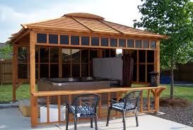 To really make your hot tub stand out you may opt to build a gazebo around it. Inspiring Ideas For Beautiful Hot Tub Enclosures And Decors