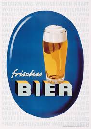 German Beer Ad 1960ies Bier Werbung Bier Alte Werbung