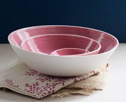 Soup bowl is glazed in a vibrant bright pink hue and made by wonki ware. Pin On Props And Tabletops