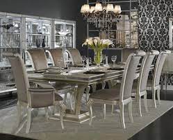 Amini hollywood swank round dining table. Pearl Caviar Rectangular Dining Table Hollywood Swank Collection By Michael Amini