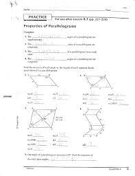 Your beginning geometry students will use these worksheets to learn the differences between these various shapes. Parallelogram Worksheet Geometry Snowtanye Com