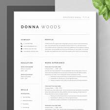 Modern Resume Template For Google Docs Microsoft Word Mac Pages Cv Template Instant Digital Download Cv Template Resume Template Modern Resume Template