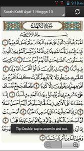 Berikut tulisan latin dan terjemahannya di 10 ayat pertama. Al Kahfi Sepuluh Ayat Fur Android Apk Herunterladen