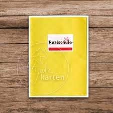 Fit für den abschluss in bayern 2022: Gluckwunschkarte Zum Schulabschluss Realschule