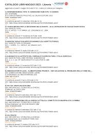 CATALOGO LIBRI MAGGIO 2023 - Libreria