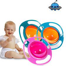 Compre Magic Gyro Bowl 360 Rotate Spill-Proof Infant Toddler Kids Training  Feeding Bowl barato — frete grátis, avaliações reais com fotos — Joom