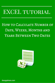 How To Calculate Number Of Days Between Two Dates In Excel Excel Tutorials Day Excel