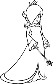 Your kid will be introduced to a new avatar of the princess. Coloring Pages To Print Of Rosalina From Mario Coloring Home