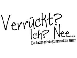 Wandtattoo Verrückt Worte Und Sprüche Kinderzimmer Wandtattoo