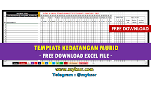 100%(3)100% found this document useful (3 votes). Template Kedatangan Murid Free Download Excel File Mykssr Com
